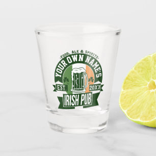Vaso De Chupito Su propio nombre Día de Sta Patrocinadores de Wh