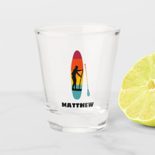 Vaso De Chupito Subir la placa de remo personalizada