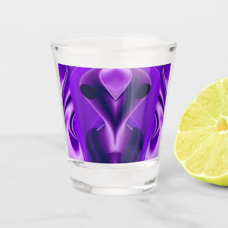 Vaso De Chupito Sueños del arcoiris púrpura 3D , Alien