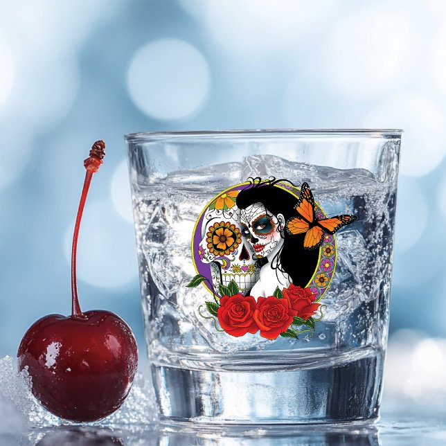 Vaso De Chupito Sugar SKull Art Nouveau (Subido por el creador)