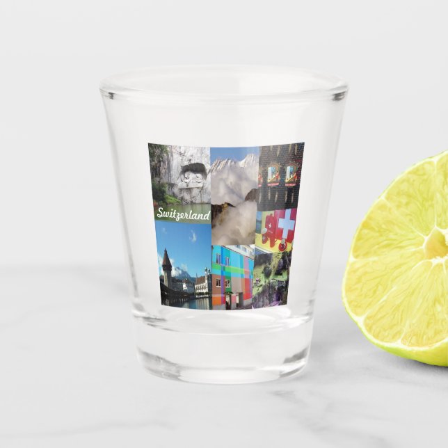 Vaso De Chupito Suiza (Anverso)