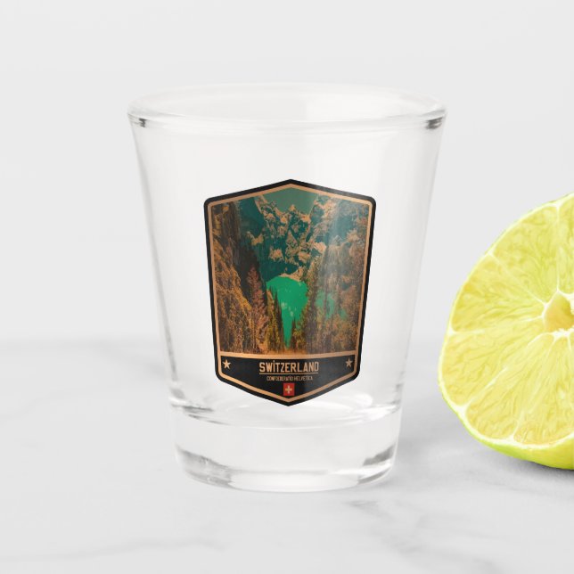 Vaso De Chupito Suiza (Anverso)