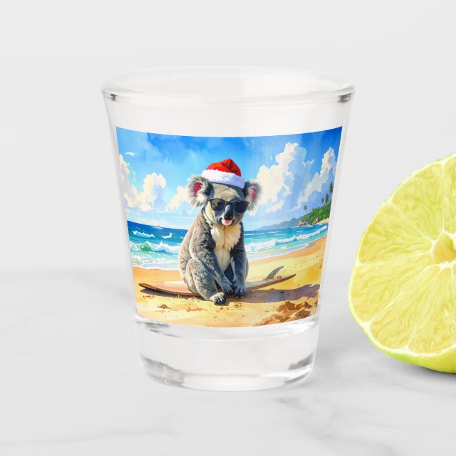 Vaso De Chupito Sun y Surf Koala Santa Hat (Anverso)