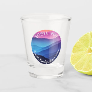 Vaso De Chupito Sunset de la montaña Smoky