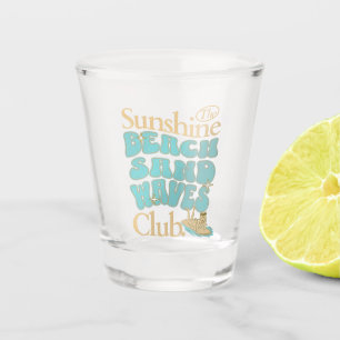 Vaso De Chupito Sunshine Club, Beach, Sand, Waves