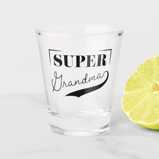 Vaso De Chupito Super Abuela (Anverso)