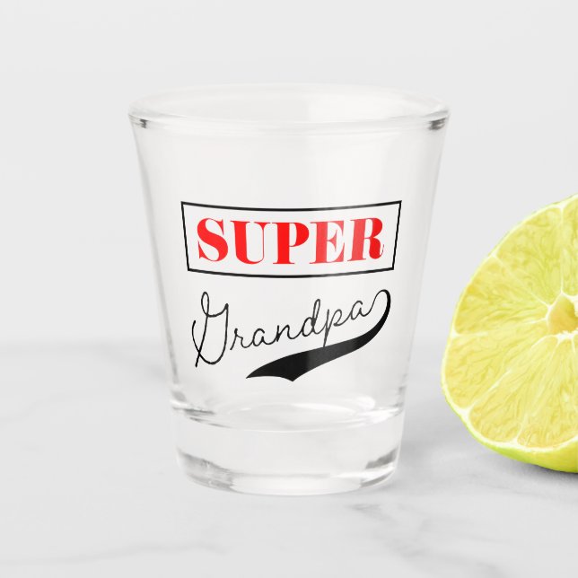 Vaso De Chupito Super Abuelo (Anverso)