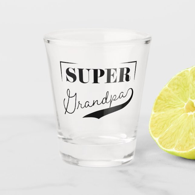 Vaso De Chupito Super Abuelo (Anverso)