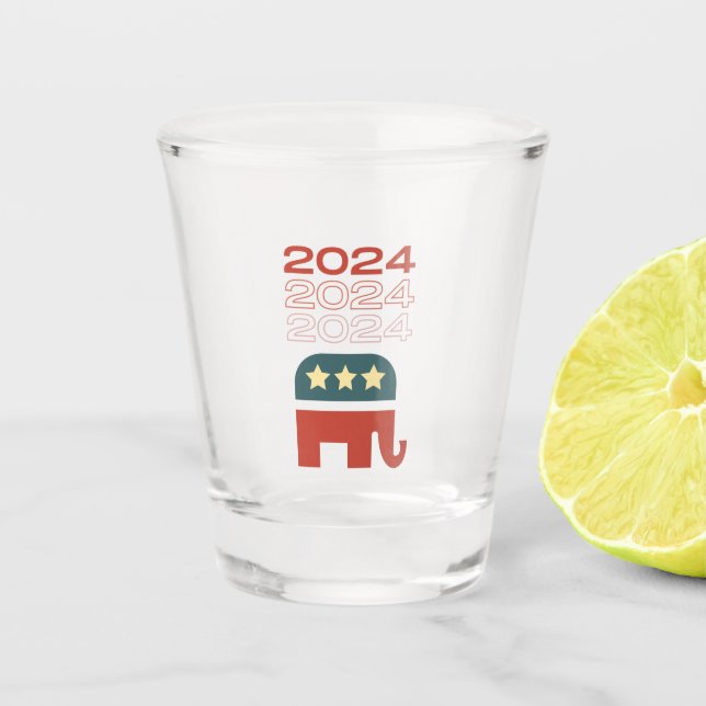 Vaso De Chupito superior de tanques republicano 2024 (Anverso)