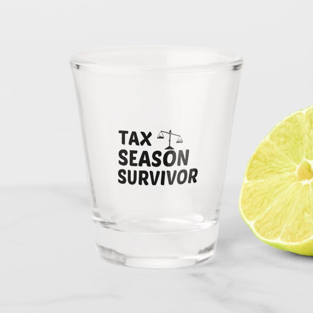 VASO DE CHUPITO SUPERVIVENCIA DE LA TEMPORADA FISCAL (Anverso)