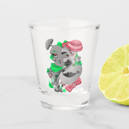 Vaso De Chupito Surreal Puzzle Faces Shot Glass