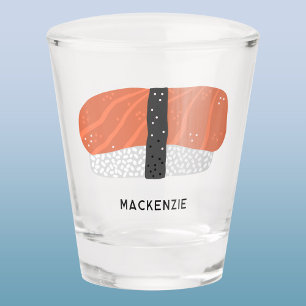 Vaso De Chupito Sushi Nigiri Arte de comida japonesa personalizado