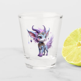 Vaso De Chupito Susurro de Lila – Guardián del Bosque Encantado.