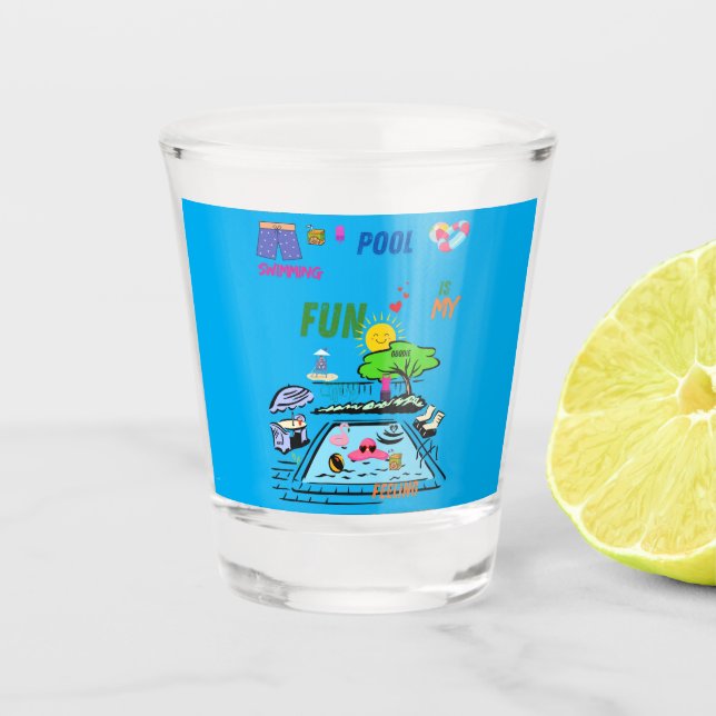 Vaso De Chupito Swimming Pool Fun (Anverso)