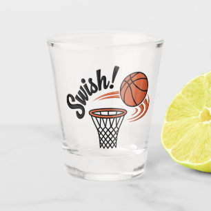 Vaso De Chupito Swish Slam Dunk: Vintage Basketball Style