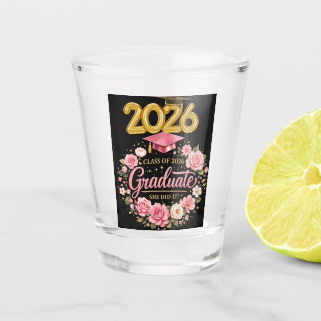 Vaso De Chupito T-Shirt (Anverso)