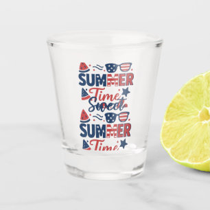Vaso De Chupito T_shrit Tierra de los libres - Espíritu norteameri