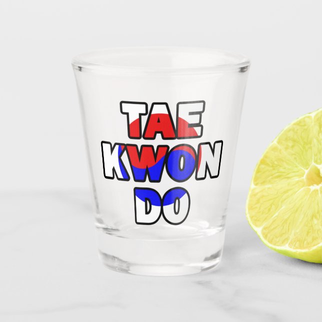 Vaso De Chupito Taekwondo (Anverso)