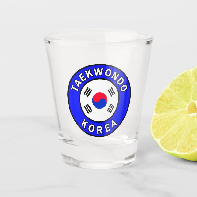 Vaso De Chupito Taekwondo (Anverso)