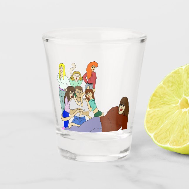 Vaso De Chupito Tail harem (Anverso)