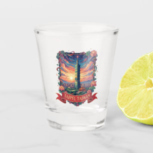 Vaso De Chupito Taipei 101 Taiwán