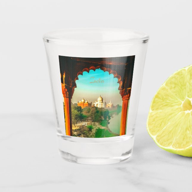 Vaso De Chupito Taj Mahal de la India (Anverso)