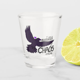 Vaso De Chupito Tapiz de Cuervo del Caos