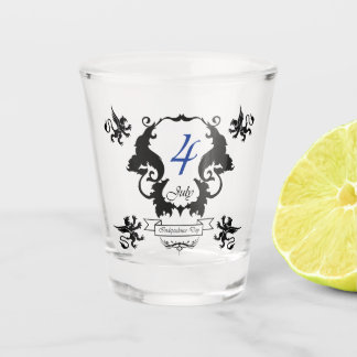 Vaso De Chupito Tarjeta de saludo del Día de la Independencia de E