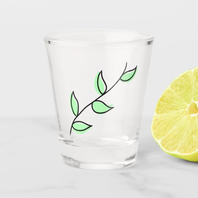 Vaso De Chupito taza de vidrio de rama (Anverso)