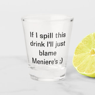 Vaso De Chupito Taza Derrame Bebida Meniere's