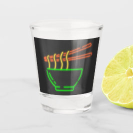 Vaso De Chupito Tazón de fideos asiáticos neon