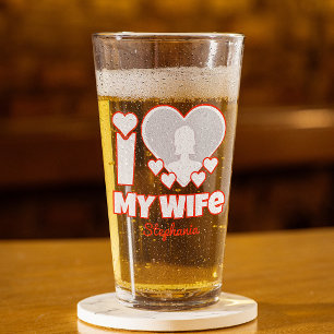 Vaso De Chupito Te Amo Mi Esposa Personalizado – Agrega Nombre y F