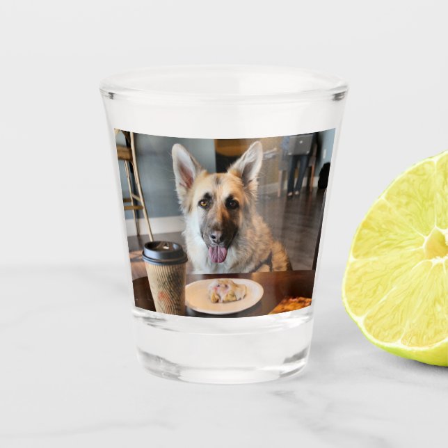 Vaso De Chupito ¿Te conseguiste algo? (Anverso)