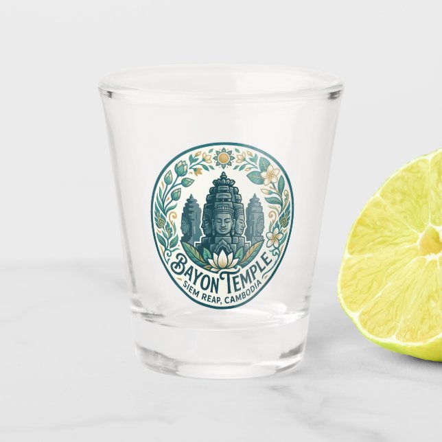 Vaso De Chupito Templo Bayon Camboya (Anverso)