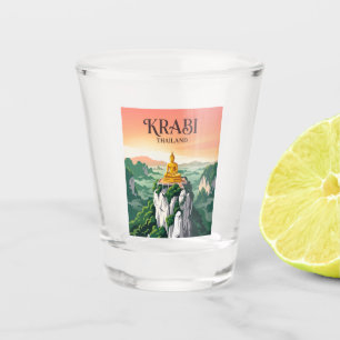 Vaso De Chupito Templo de la Cueva del Tigre Tailandia