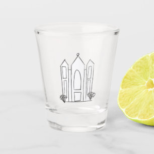 Vaso De Chupito Templo LDS Salt Lake City simple mormón moderno