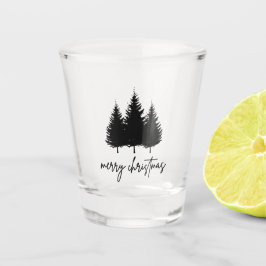 Vaso De Chupito Temporada navideña minimalista de navidad