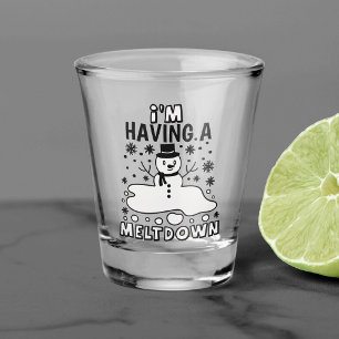 Vaso De Chupito Tener una crisis Navidades divertidos Humor de S