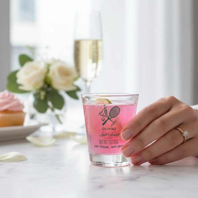 Vaso De Chupito Tenis Último Swing Antes de la Despedida de Solter (Subido por el creador)