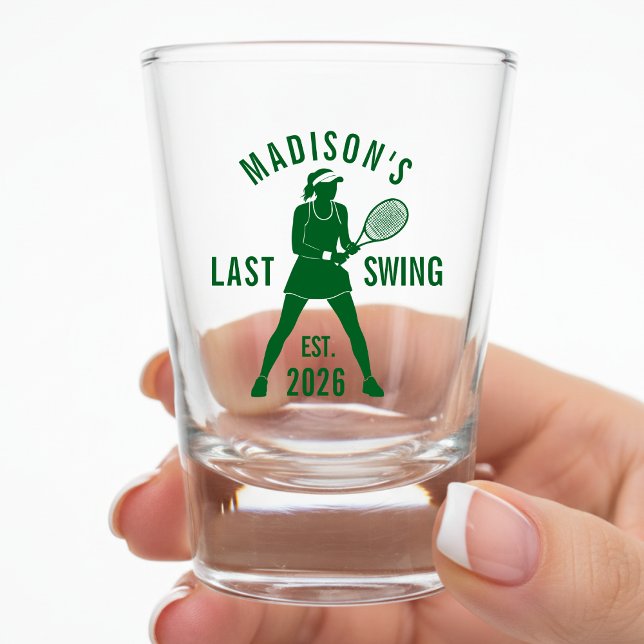 Vaso De Chupito Tenis Último Swing Antes del Anillo de Despedida d (Subido por el creador)