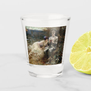 Vaso De Chupito Tentación de Sir Percival (caballero medieval)