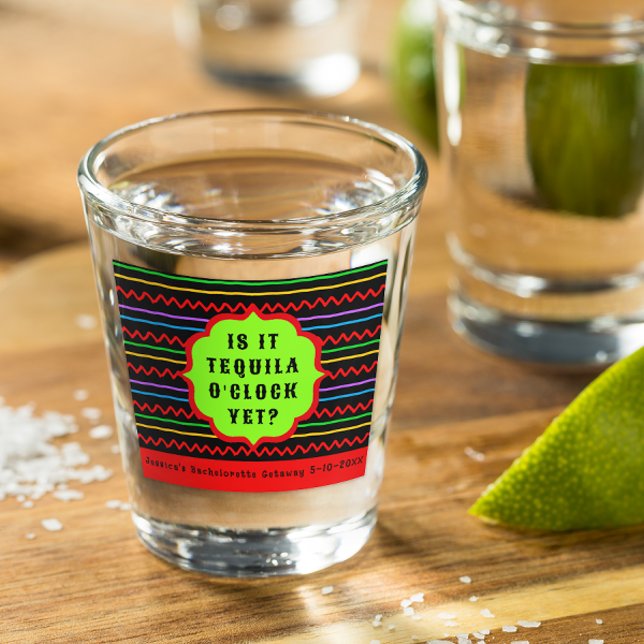 Vaso De Chupito Tequila O'Clock Evento Personalizado (Subido por el creador)