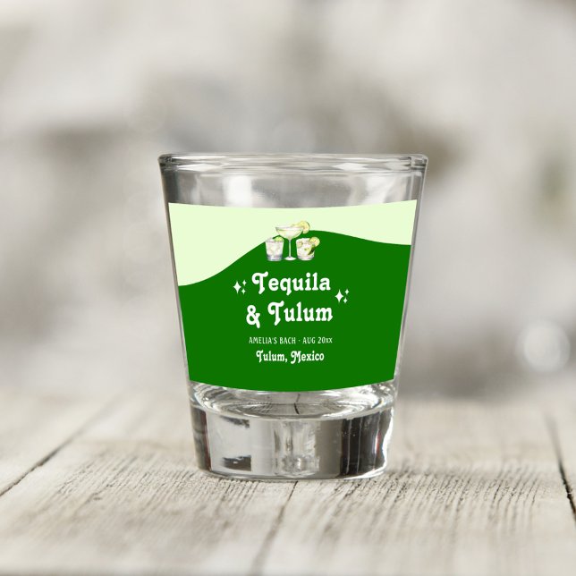 Vaso De Chupito Tequila & Tulum Despedida de Soltera Limón Verde C (Subido por el creador)