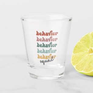 Vaso De Chupito Terapia de Comportamiento Retro Squad Conductual