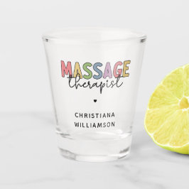 Vaso De Chupito Terapia de Masaje personalizado | Regalos de Terap