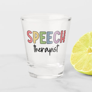 Vaso De Chupito Terapia del habla del patólogo del SLP