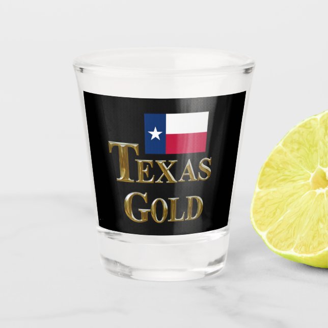 VASO DE CHUPITO TEXAS GOLD (Anverso)