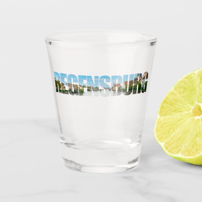 Vaso De Chupito Texto de Regensburg (Anverso)