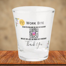 Vaso De Chupito Thank You Wildflower Business Instagram Qr Code
