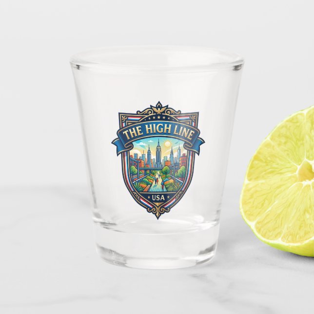 Vaso De Chupito The High Line EE. UU. (Anverso)